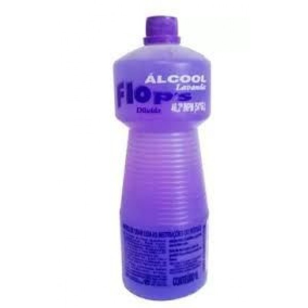 ÁLCOOL LÍQUIDO 01L 46% LAVANDA
