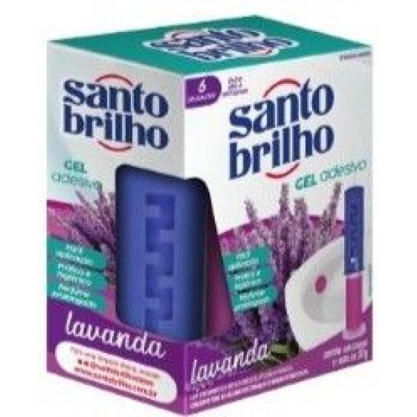 APARELHO GEL ADESIVO LAVANDA SANTO BRILHO