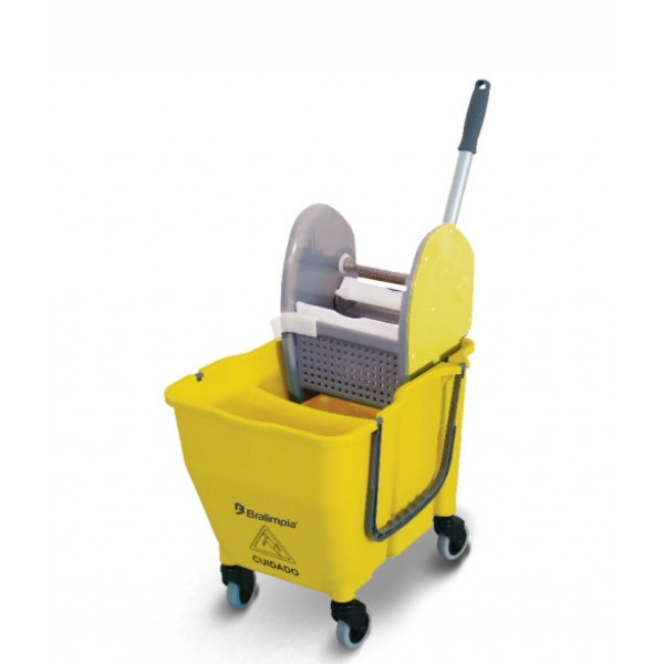 CARRO DOBLÔ DUAS ÁGUAS NY108 AMARELO (12L /18L) BRALIMPIA