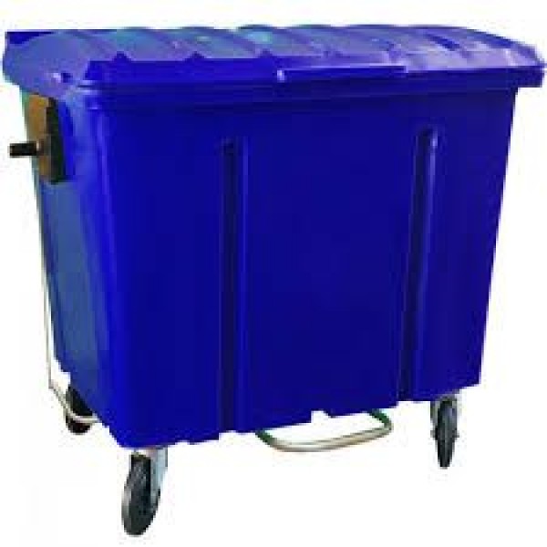 CONTEINER 1000 LTS AZUL C/PEDAL BELOSCH