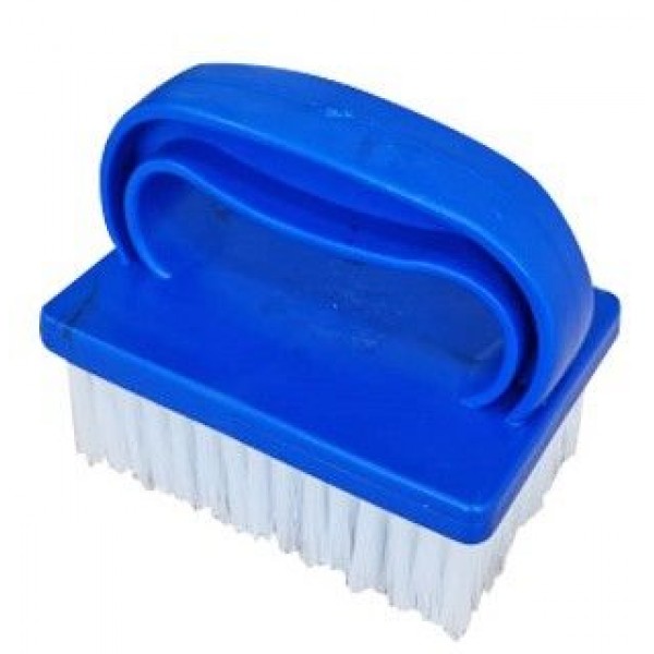 ESCOVA DE MÃO PEGADOR GRANDE AZUL BRALIMPIA