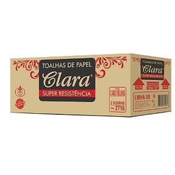PAP TOALHA INT F.SIMPLES 28G 22X20 2400 FLS