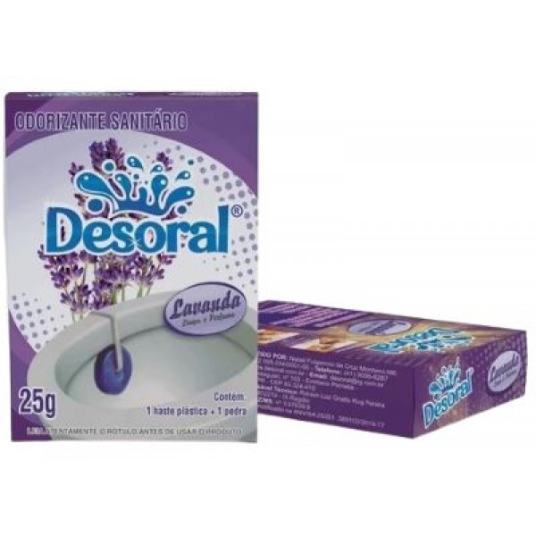 PEDRA SANITÁRIA DESORAL LAVANDA 25 G