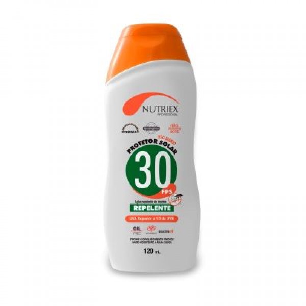 PROT. SOLAR FPS 30 C/ REPELENTE 120 ML NUTRIEX