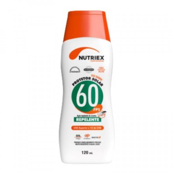 PROT. SOLAR FPS 60 C/ REPELENTE 120 ML NUTRIEX