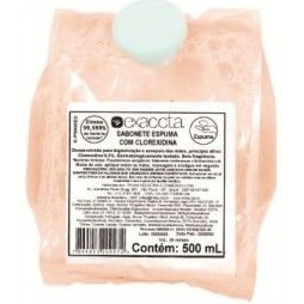 REFIL SAB. ESP. ANTISSÉPTICO CLOREXIDINA 500 ML
