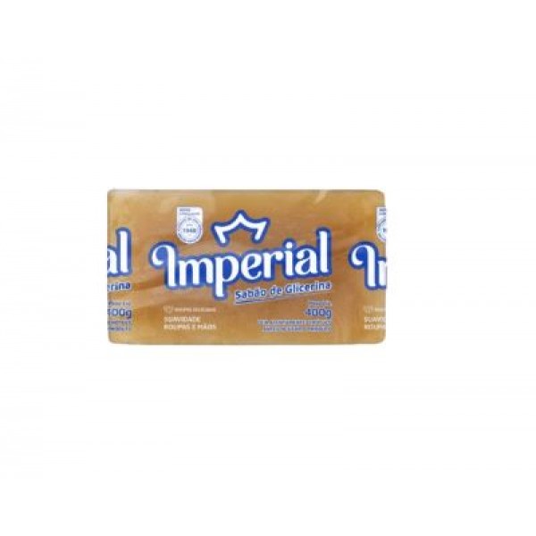 SABÃO EM BARRA GLICERINA 400 G IMPERIAL