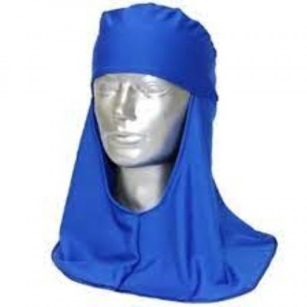 TOUCA ÁRABE EM HELANCA AZUL TAM U PRIME