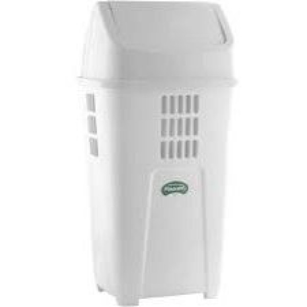 LIXEIRA BASC 50L PLASVALE BRANCA