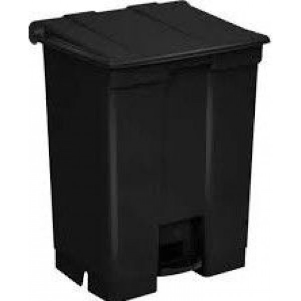 LIXEIRA C/ PEDAL 60L PRETO BRALIMPIA