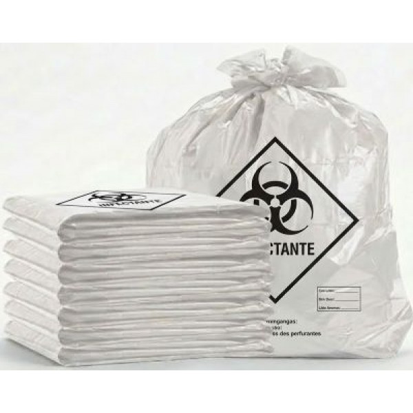SACO DE LIXO 30L INFECTANTE C/100