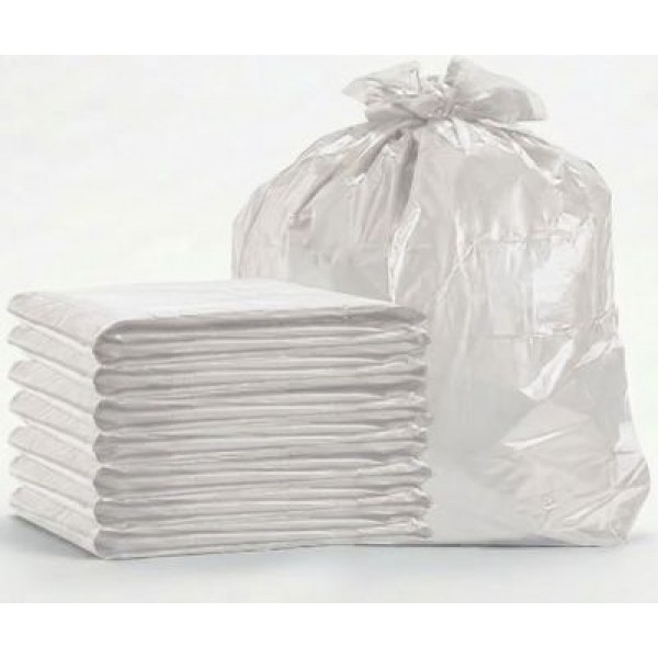 SACO DE LIXO 60L RESISTENTE BRANCO C/100
