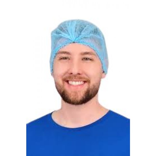 TOUCA TNT AZUL C/ 100 UN PREVEMAX