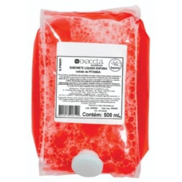 REFIL SAB ESPUMA PITANGA 500 ML EXACCTA