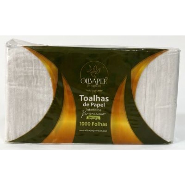 PAP TOALHA INT BRANCO LUXO AA 20X20 C/1000 FLS