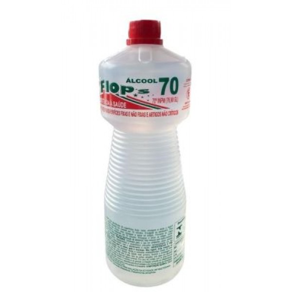 ÁLCOOL LÍQUIDO 01L 70% FORTYS / FLOP