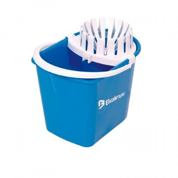 BALDE ZIG ZAG C/ ESPREMEDOR 12L BRALIMPIA