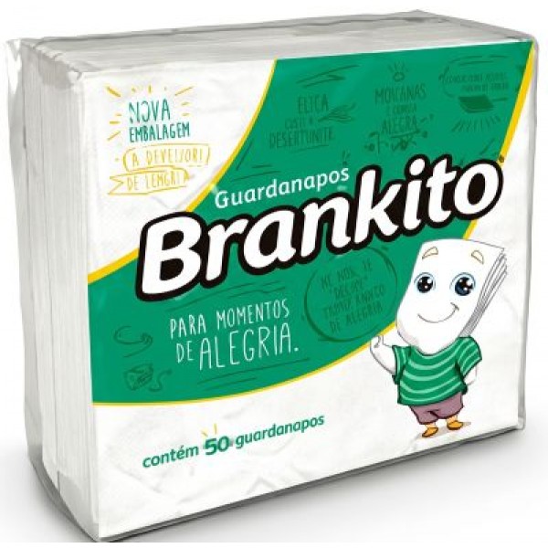 GUARDANAPO 30X30 PCT/50 FLS(FD 60UND) - BRANKITO