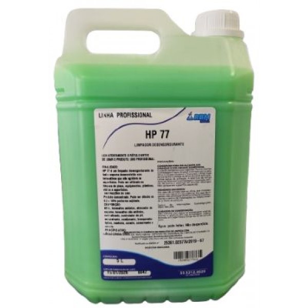 HP 77 LIMPA PISO BAIXA ESPUMA 05L