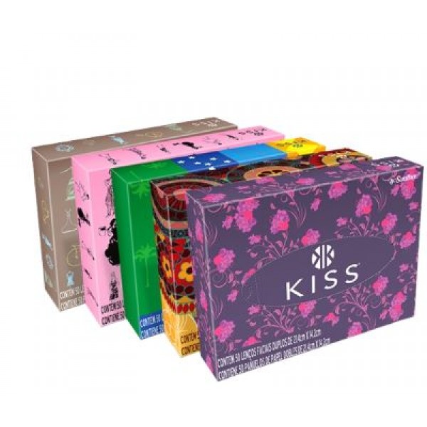 LENÇO DE PAPEL DUPLO SANTHER 21,4 X 14,2 LFA50