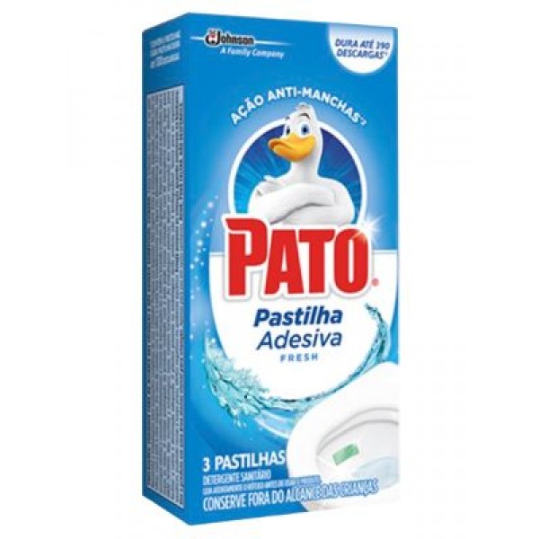 PASTILHA ADESIVA FRESH PATO C/3 UND