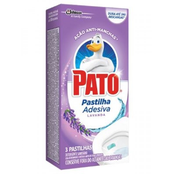 PASTILHA ADESIVA LAVANDA PATO C/3 UND
