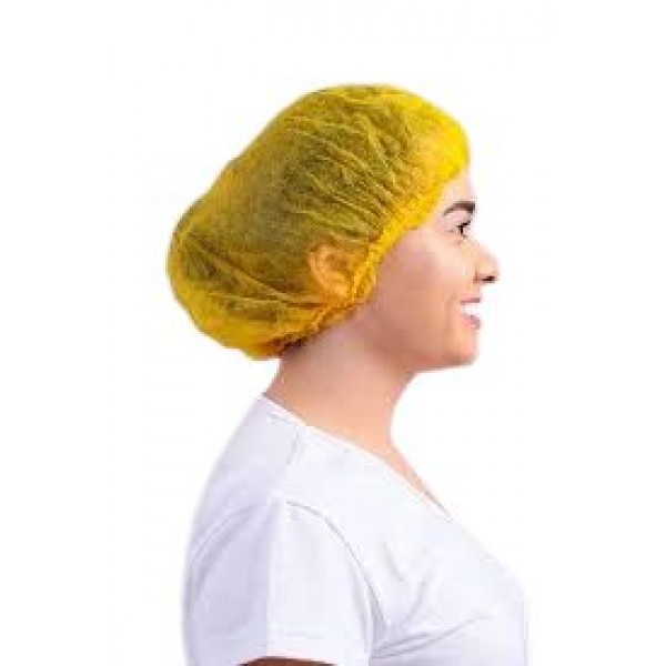 TOUCA TNT AMARELA C/ 100 UN PREVEMAX