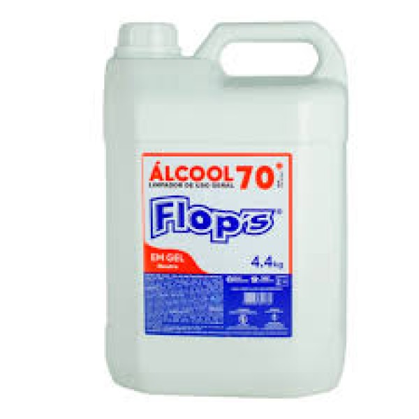 ÁLCOOL GEL 70% 4,4 KG FLOP/CENTRALDERM