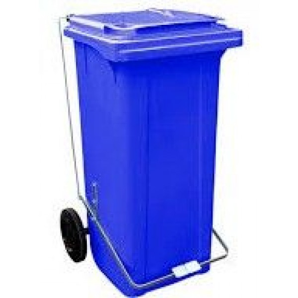 CONTEINER C/PEDAL 120L AZUL