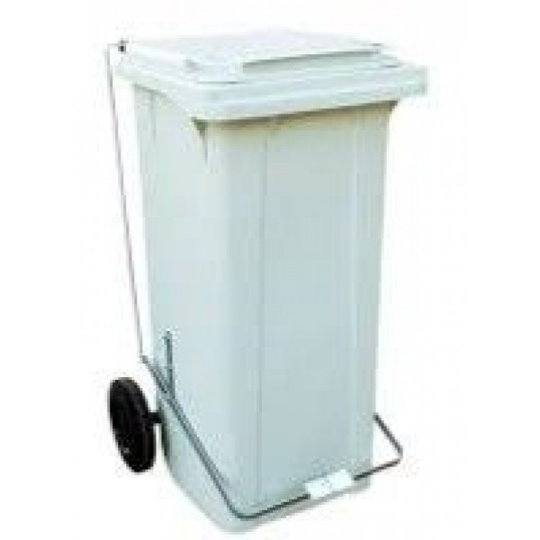 CONTEINER C/PEDAL 120L BRANCO