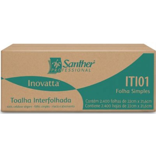 PAP TOALHA INT F.SIMPLES ITI01 2400 FLS