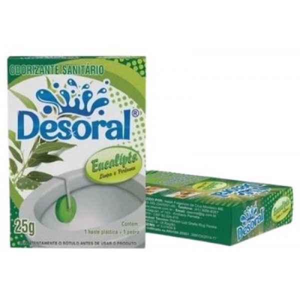 PEDRA SANITÁRIA DESORAL EUCALIPTO 25 G