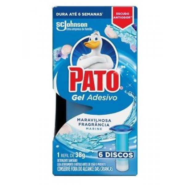 REFIL PATO GEL ADESIVO MARINE 6 DISCOS