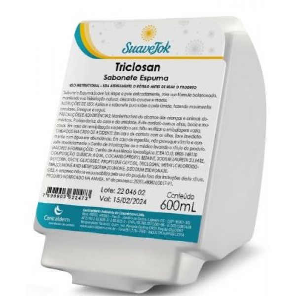 REFIL SAB ESP/SPRAY BAC  600 ML CENTRALDERM