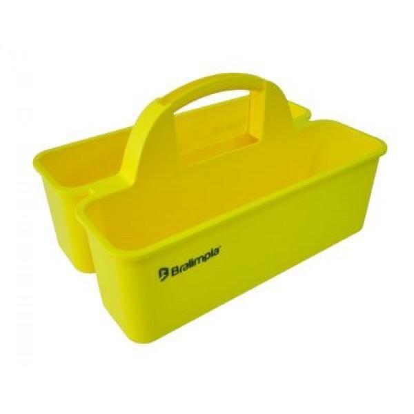 CESTO FUNCIONAL AMARELO BRALIMPIA