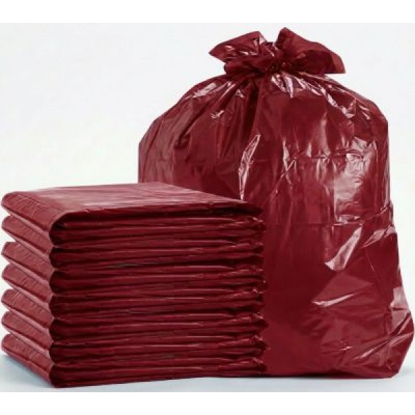 SACO DE LIXO 100L MÉDIO VERMELHO C/100