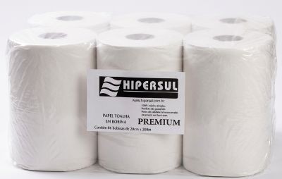PAP TOALHA BOB  6 X 200 X 20 PREMIUN PLUS