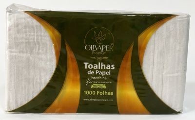 PAP TOALHA INT BRANCO LUXO AA 20X20 C/1000 FLS