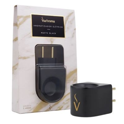 AROMATIZADOR ELÉTRICO VIA AROMA MATTE BLACK