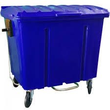 CONTEINER 1000 LTS AZUL C/PEDAL BELOSCH