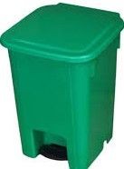 LIXEIRA C/ PEDAL 15L VERDE BRALIMPIA