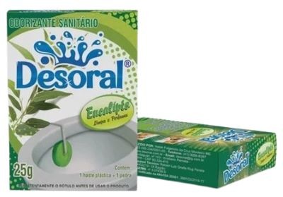 PEDRA SANITÁRIA DESORAL EUCALIPTO 25 G