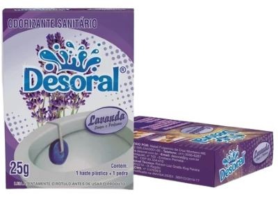 PEDRA SANITÁRIA DESORAL LAVANDA 25 G