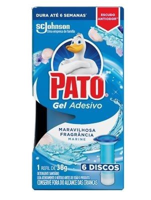 REFIL PATO GEL ADESIVO MARINE  6 DISCOS