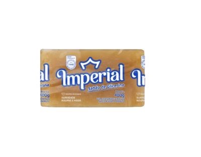 SABÃO EM BARRA GLICERINA 400 G IMPERIAL