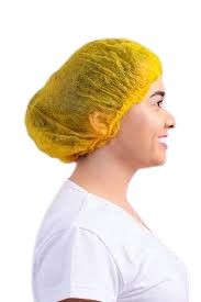 TOUCA TNT AMARELA C/ 100 UN PREVEMAX