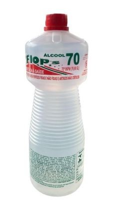 ÁLCOOL LÍQUIDO 01L 70% FORTYS / FLOP