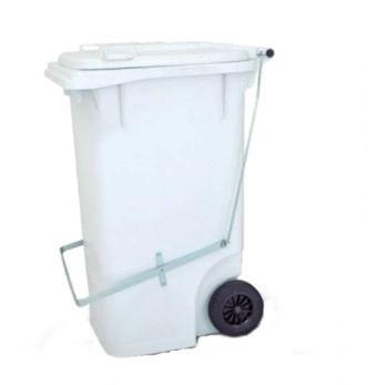 CONTEINER 240 LTS C/PEDAL BRANCO