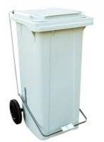 CONTEINER C/PEDAL 120L BRANCO