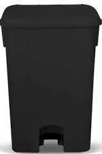 LIXEIRA C/ PEDAL 100L PRETA BRALIMPIA